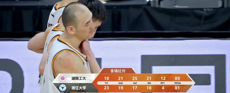 郑俊豪狂砍31分联手柳锐30+11 湖南工大加时险胜浙江大学